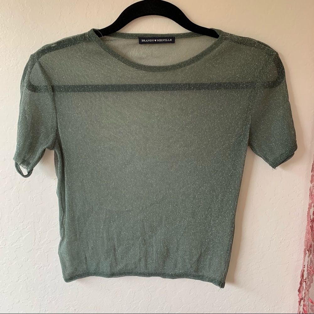 Brandy Melville Sparkle Shirt